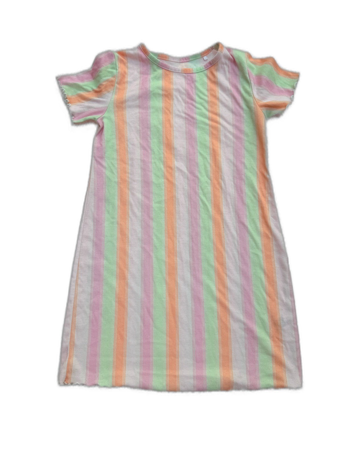 Dunnes Stores Striped T-Shirt Dress 7-8