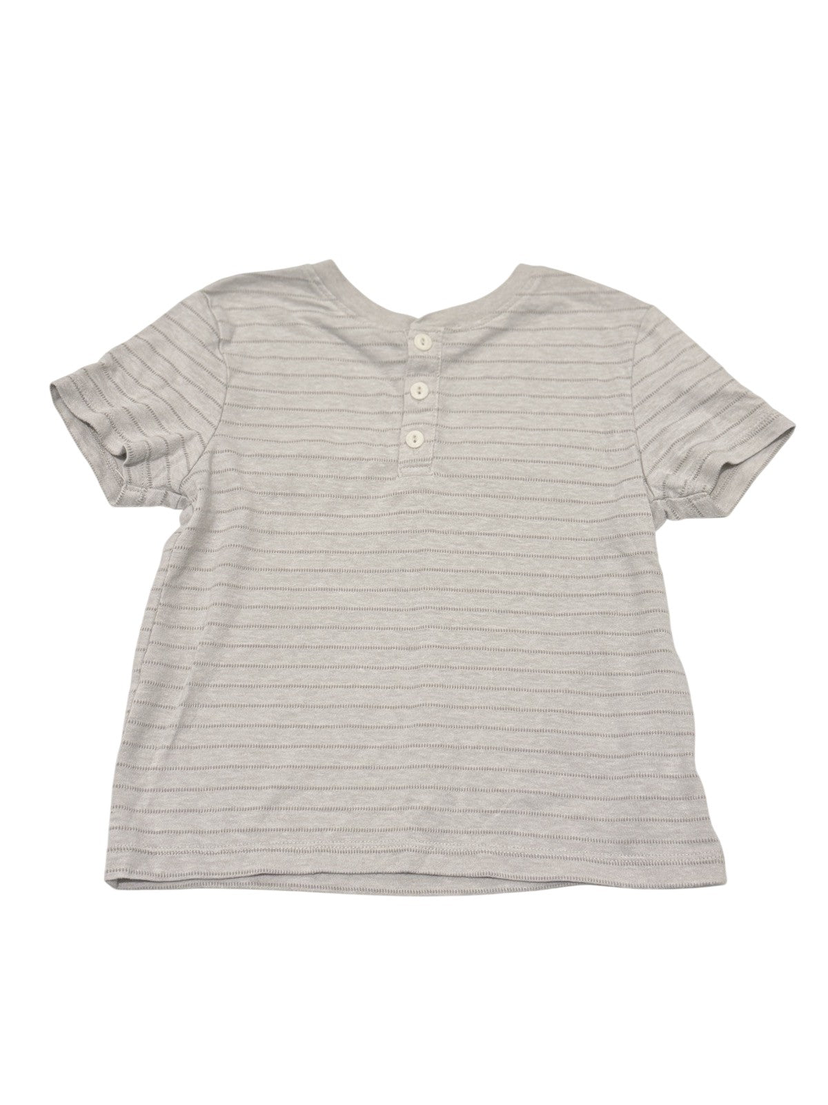 Old Navy Gray Striped Henley T-Shirt 4T