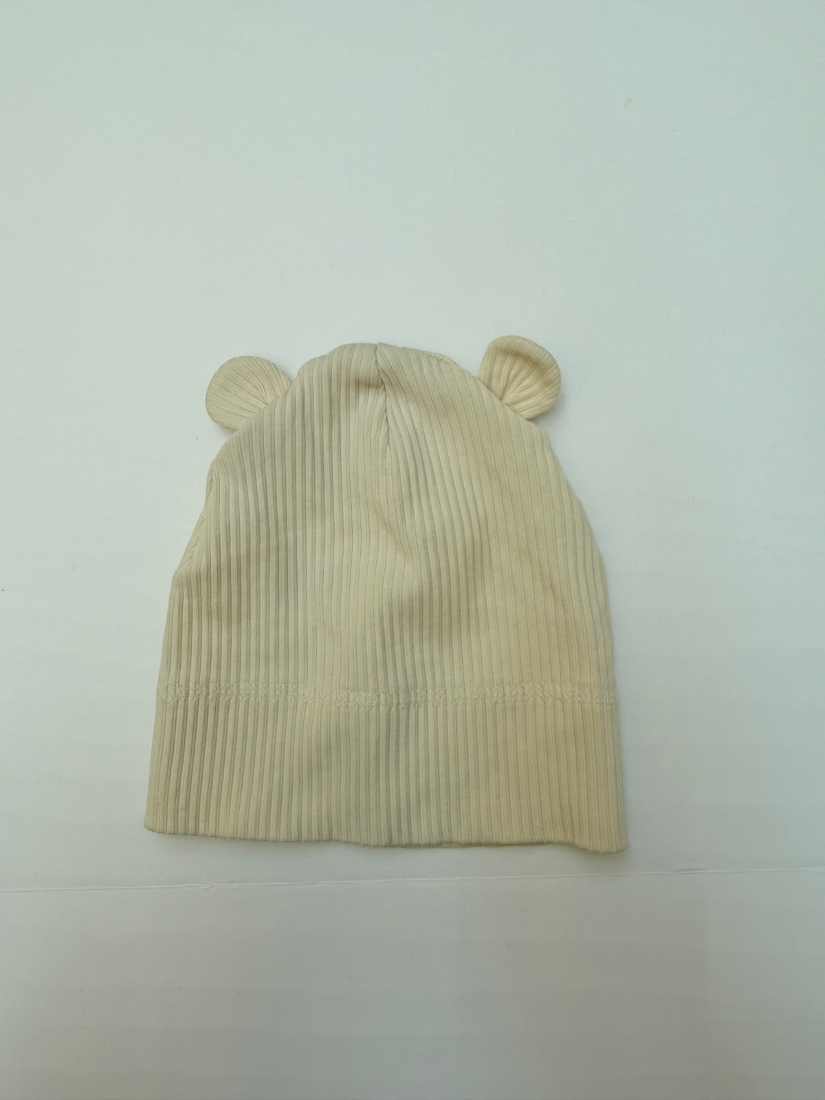 H&M Ribbed Bear Ear Beanie 2-6M