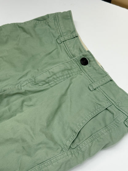Abercrombie Kids Olive Green Chino Shorts 13/14