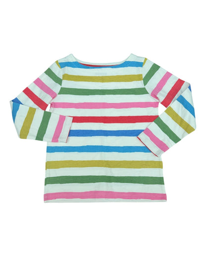 Mini Boden Multicolor Stripe Long Sleeve Top 5-6Y