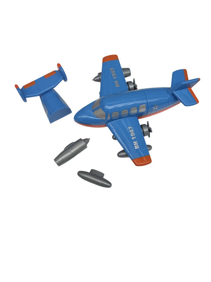 Blue Transforming Toy Airplane BH 1947
