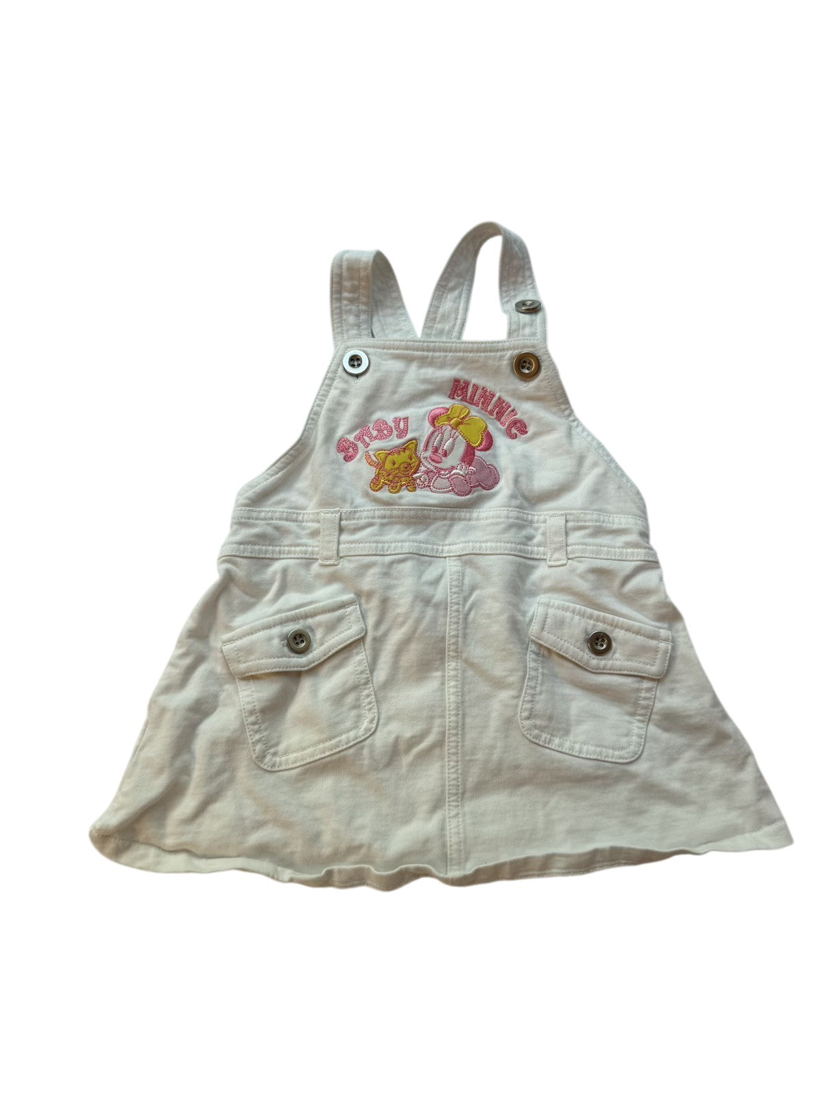 Disney Baby Minnie Mouse Overall Dress Size 80