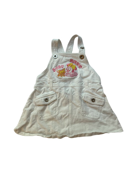 Disney Baby Minnie Mouse Overall Dress Size 80