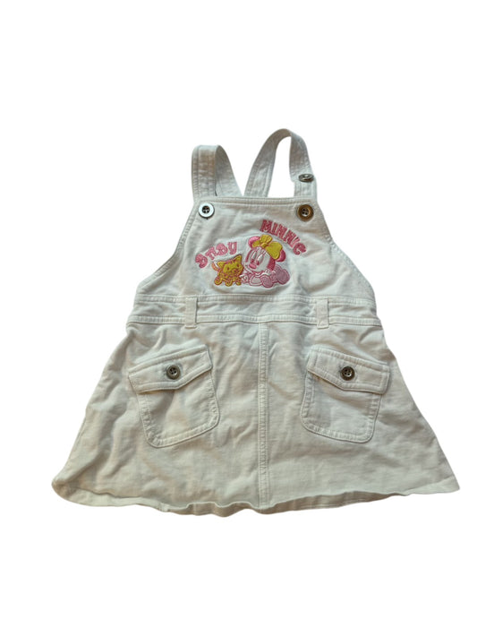 Disney Baby Minnie Mouse Overall Dress Size 80