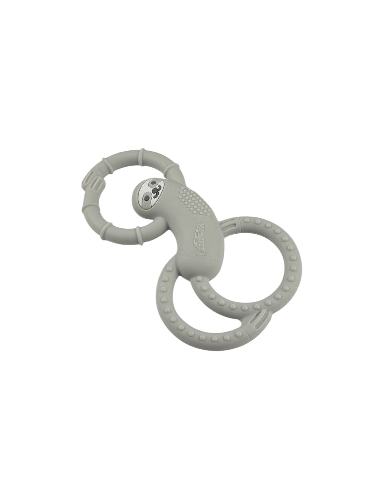 Dr. Brown's Sloth Silicone Teether Gray