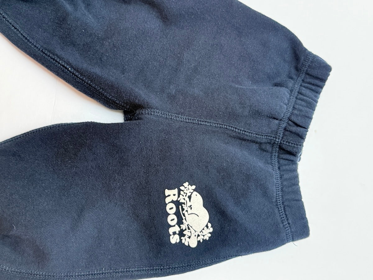 Baby Roots Navy Joggers 6-12M