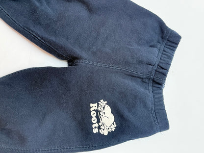 Baby Roots Navy Joggers 6-12M