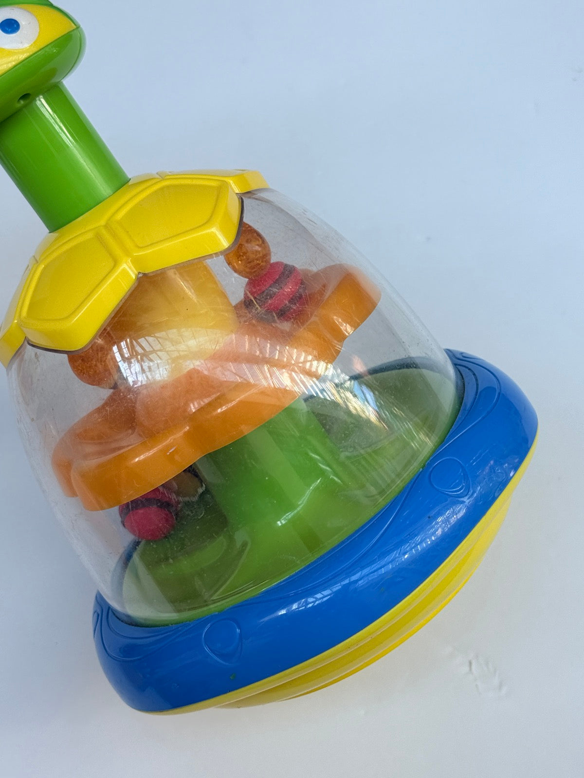 Turtle Push Spin Top Baby Toy