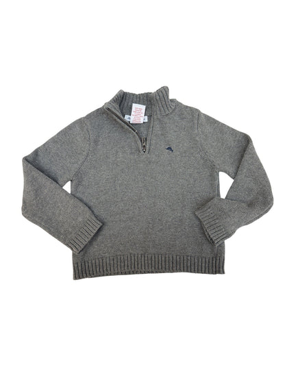 Tommy Bahama Gray Quarter-Zip Sweater 4T
