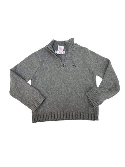 Tommy Bahama Gray Quarter-Zip Sweater 4T
