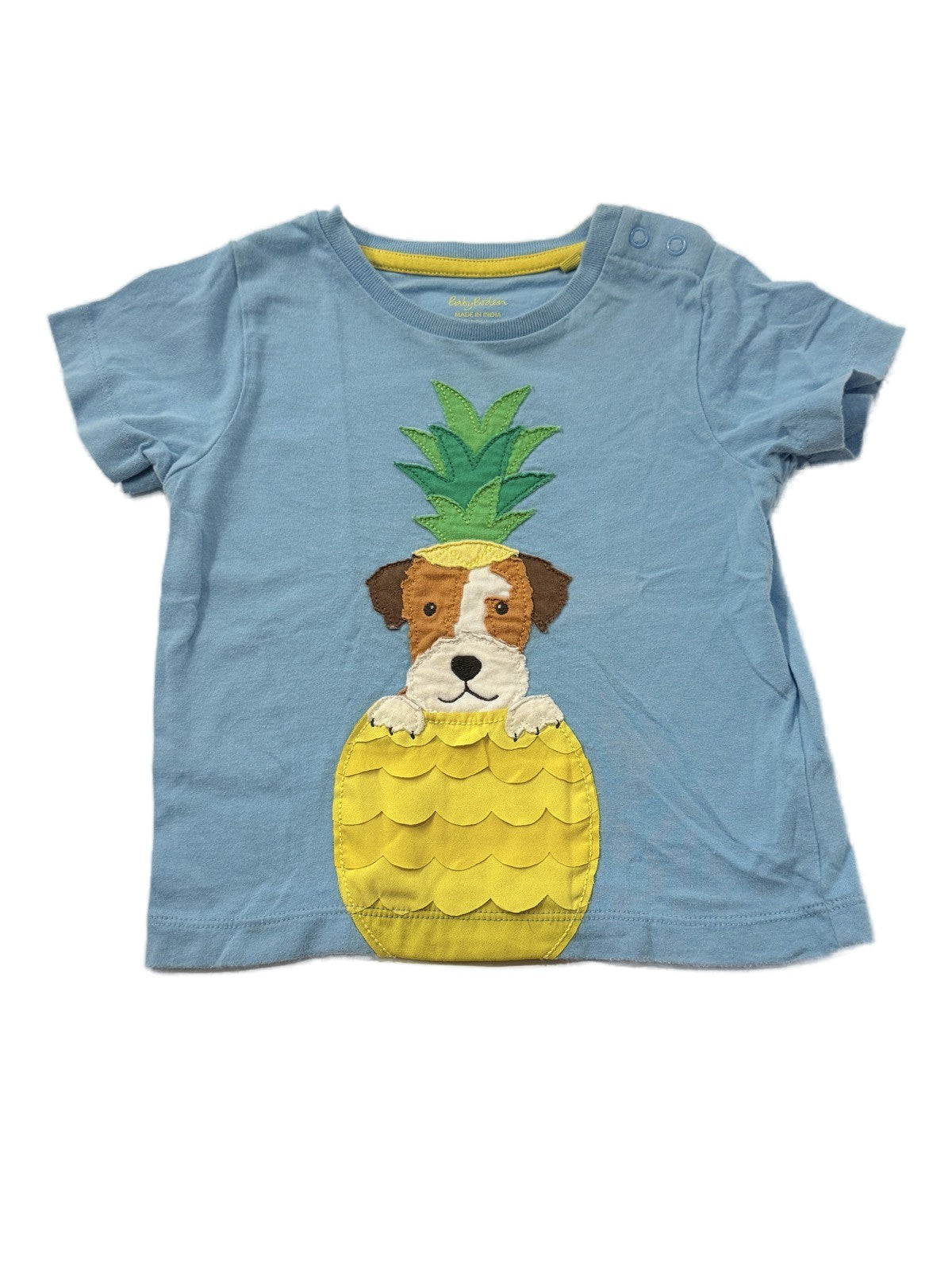 Baby Boden Pineapple Dog T-Shirt 18-24M