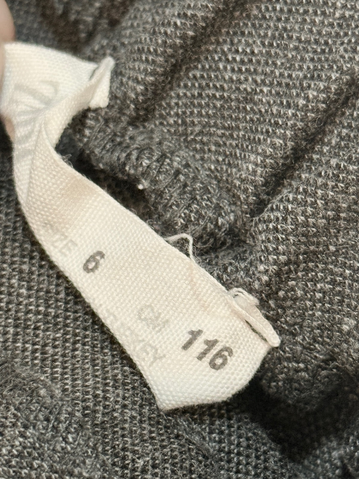 Zara Gray Wrap Bow Skort Size 6
