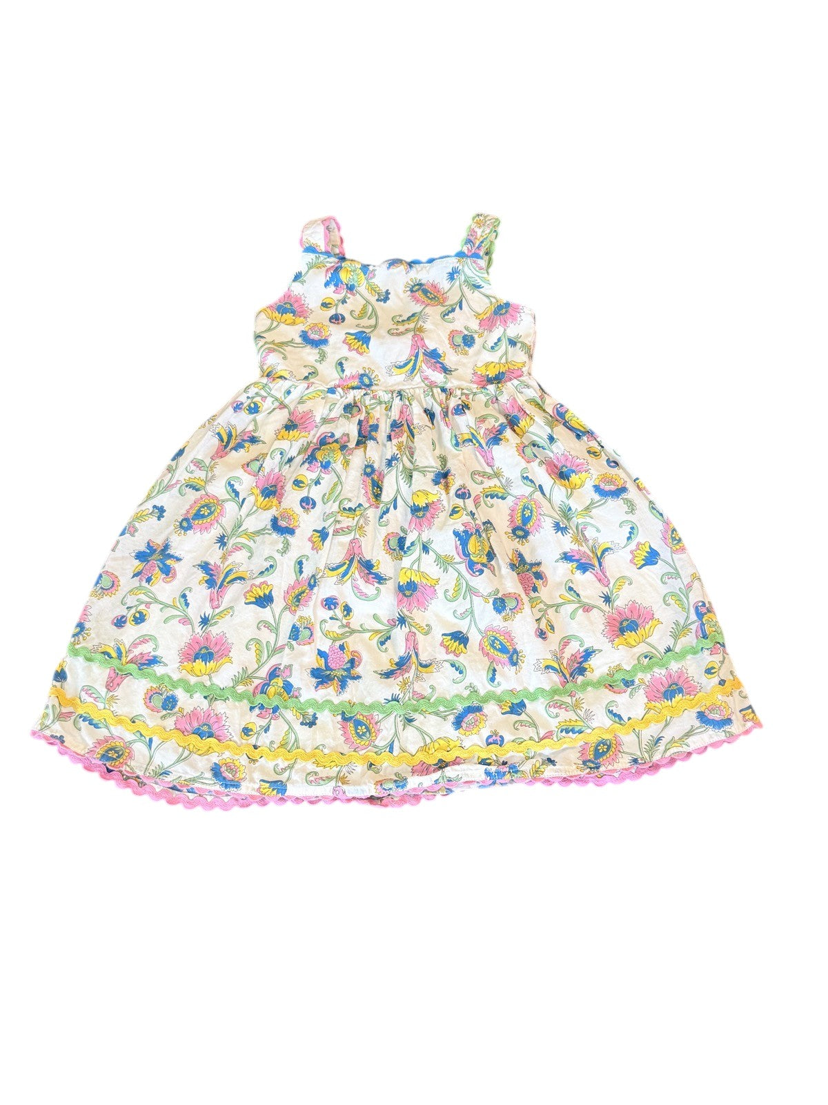 Mini Boden Floral Paisley Sundress 3-4Y