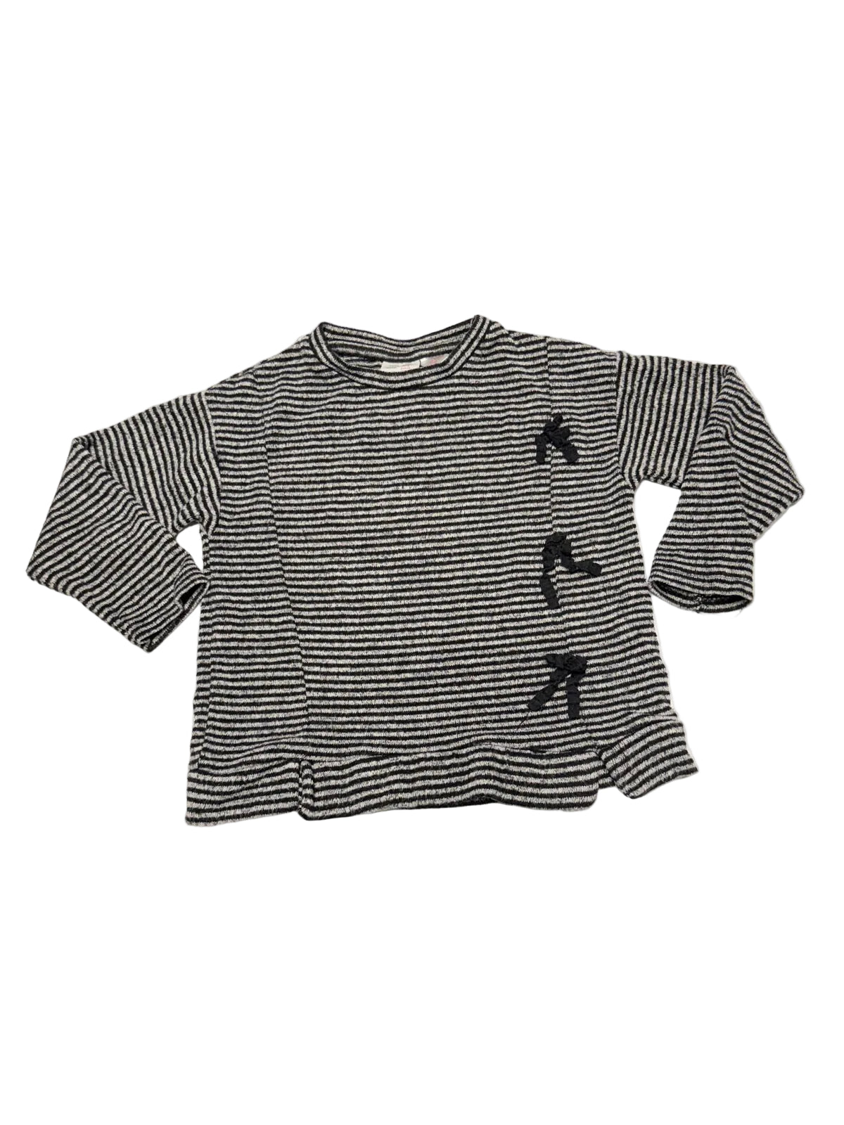 Sweater Zara Baby Striped Gray Size 3-4Y