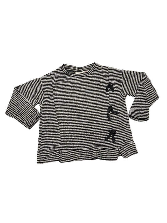 Sweater Zara Baby Striped Gray Size 3-4Y