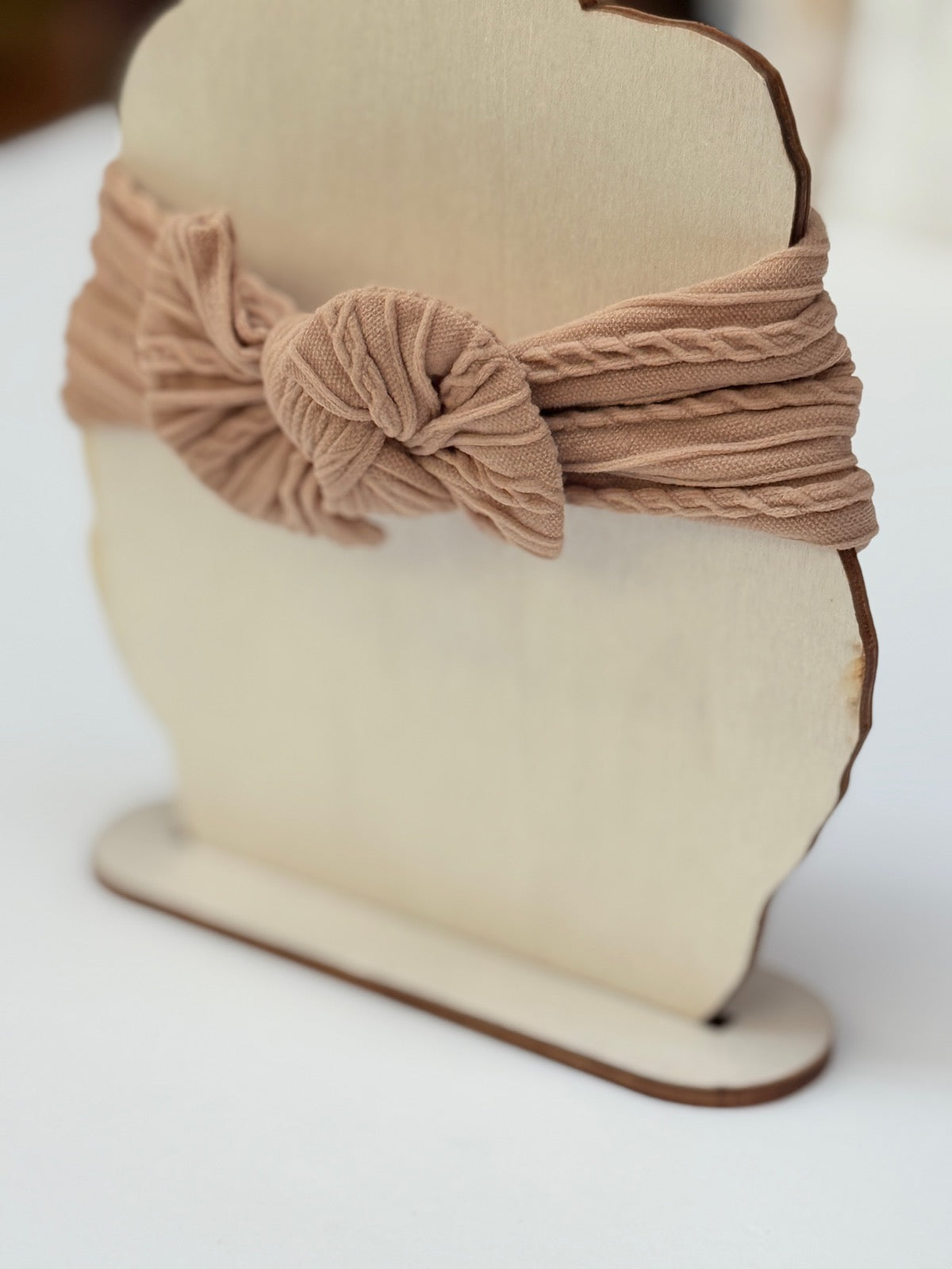 Cable Knit Bow Headband Baby One Size