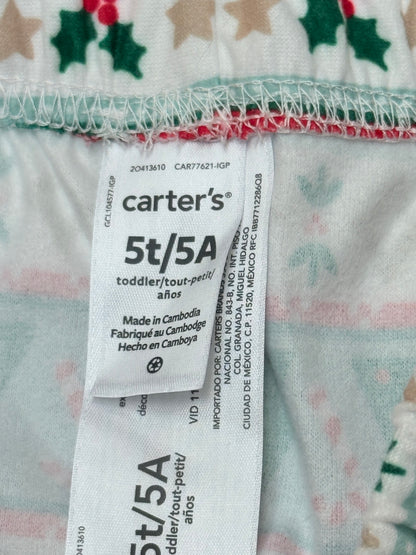 Carter's First Out of Bed Christmas Shirt 5T