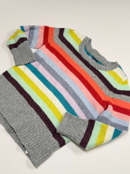 Baby Gap Multicolor Stripe Knit Sweater 3T