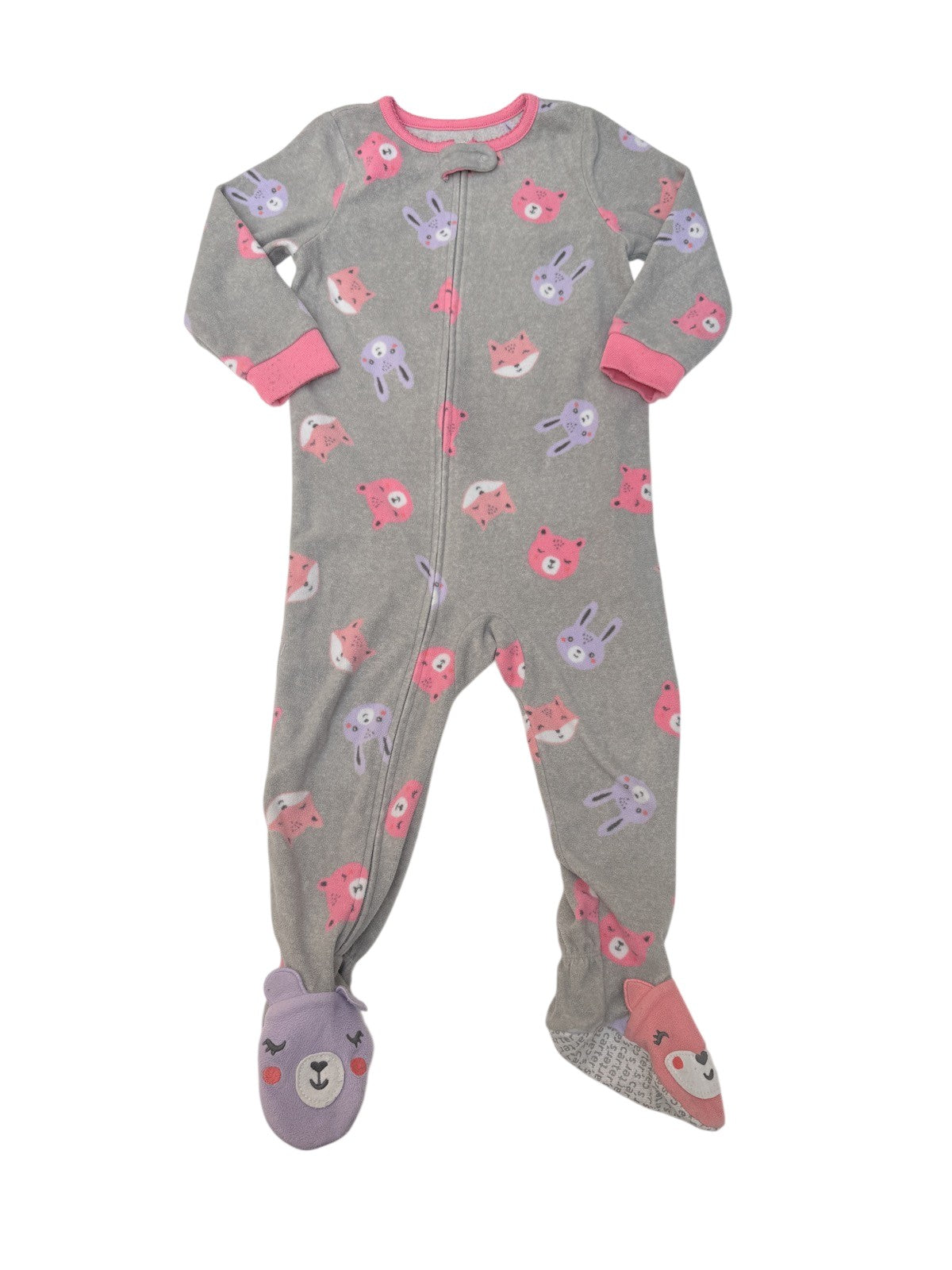 Carter's Animal Print Footed Sleeper 2T