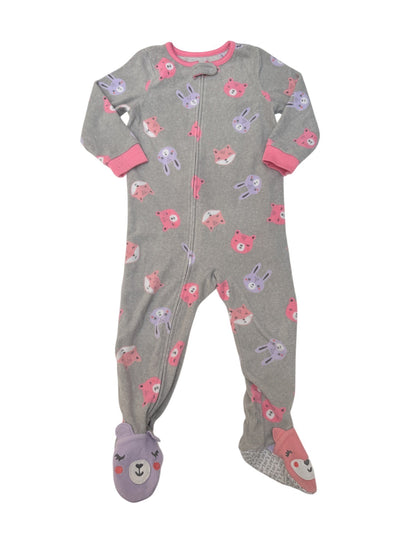 Carter's Animal Print Footed Sleeper 2T