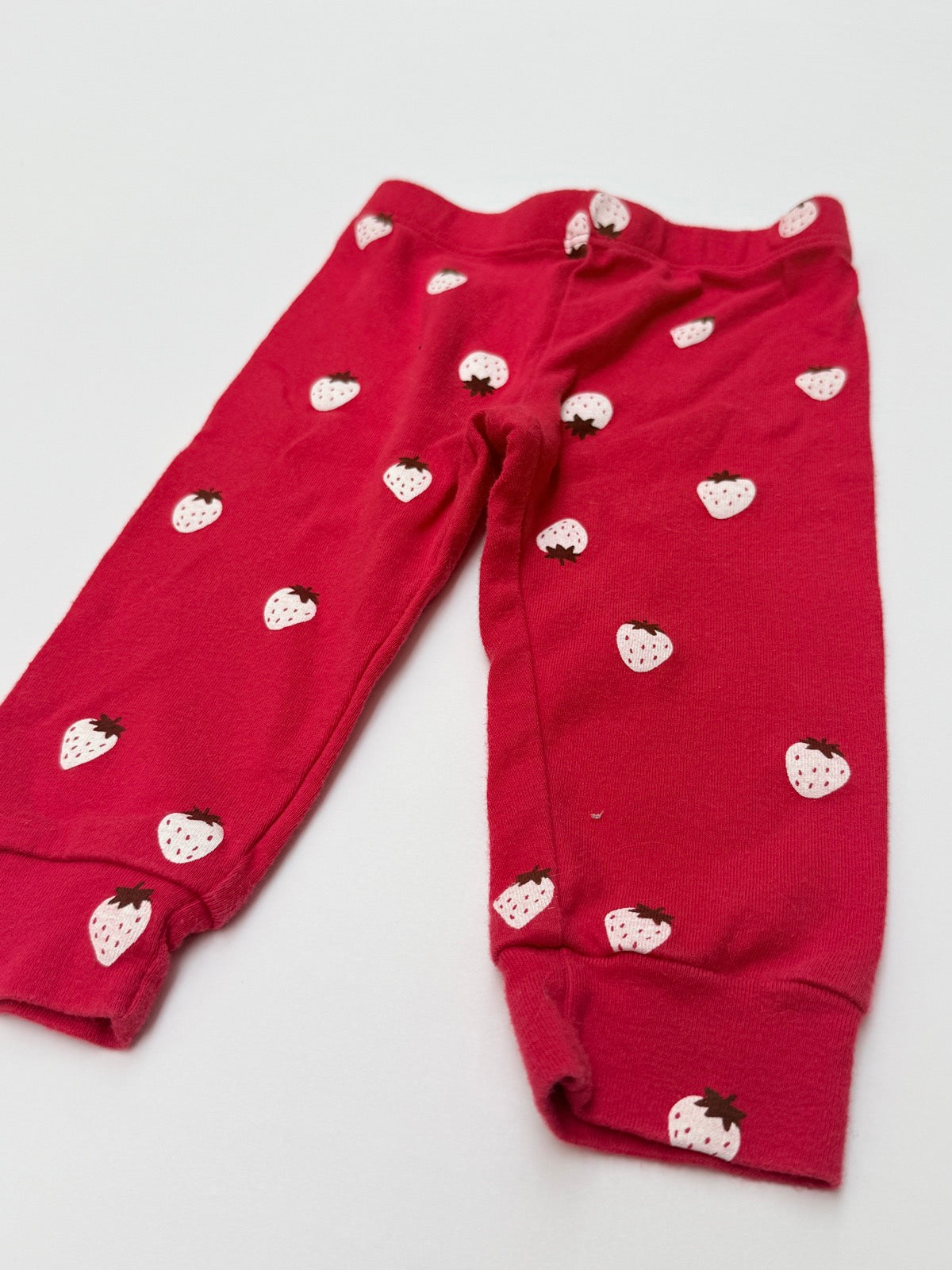 Pekkle Strawberry Print Pants 9M