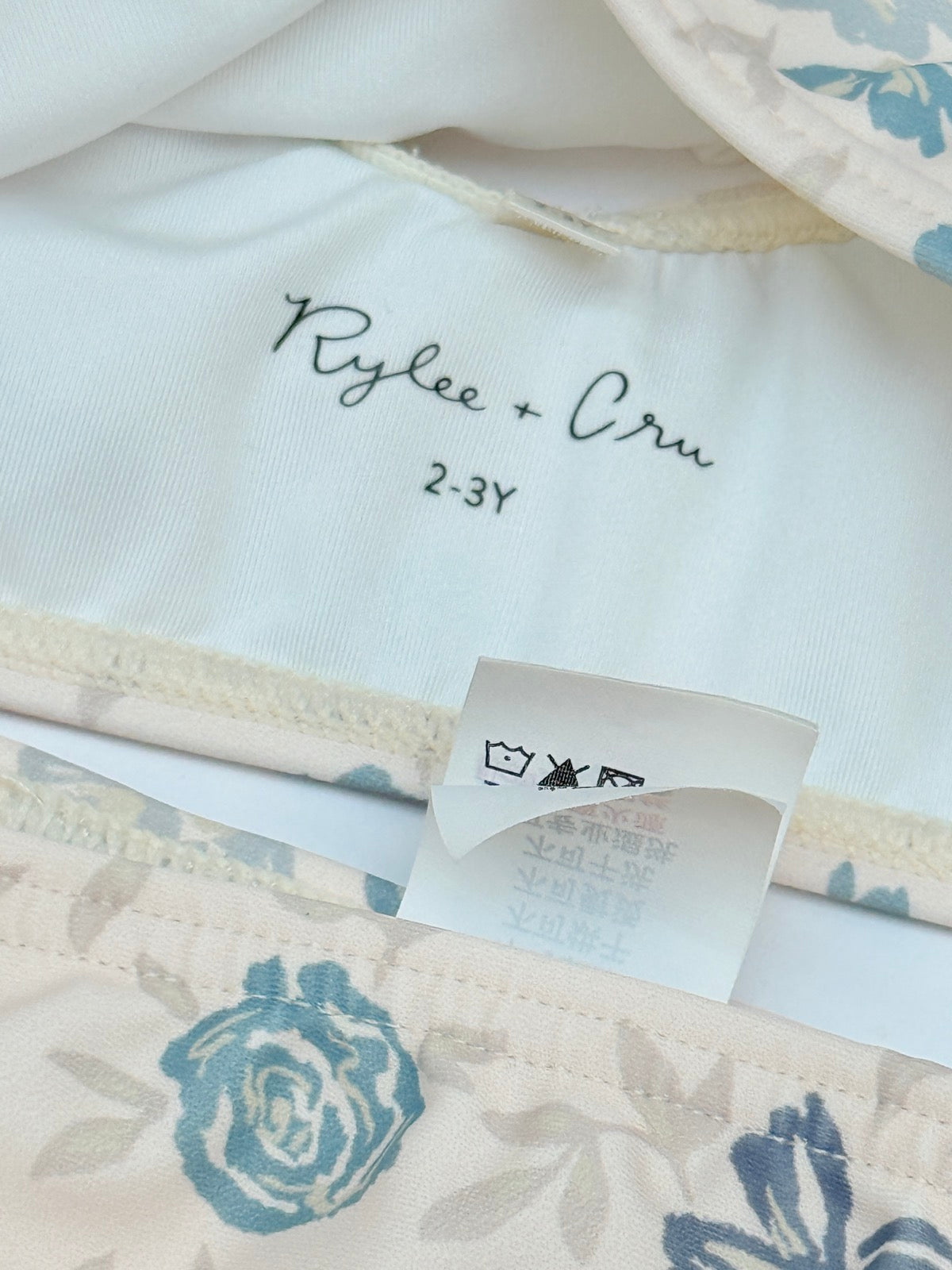 Rylee + Cru Floral Bikini Swimsuit Set 3Y