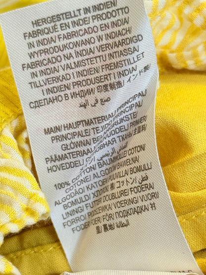 Boden Yellow Floral Ruffle Shorts 3Y