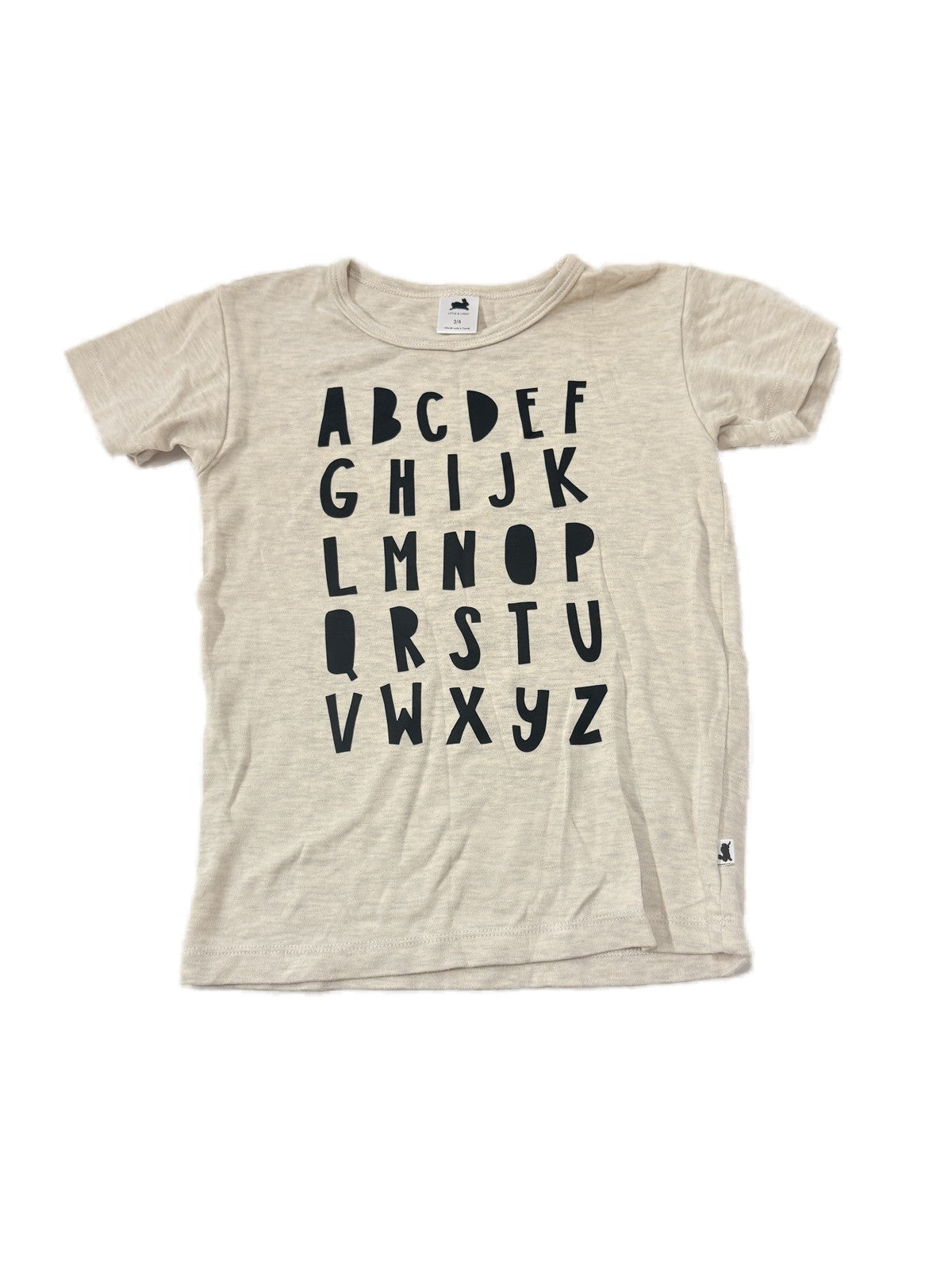 Little & Lively Alphabet T-Shirt Size 3 4