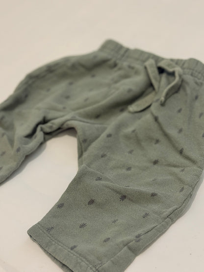 Green Tree Print Pants 6M