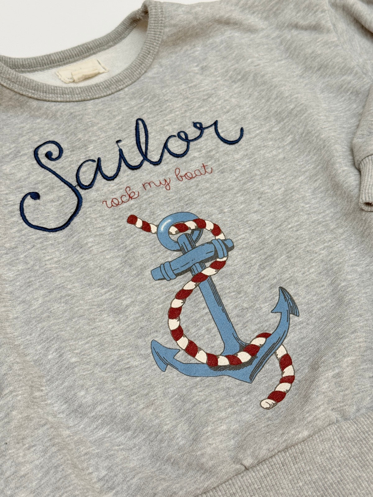 Konges Sløjd Sailor Graphic Sweatshirt Size 4Y