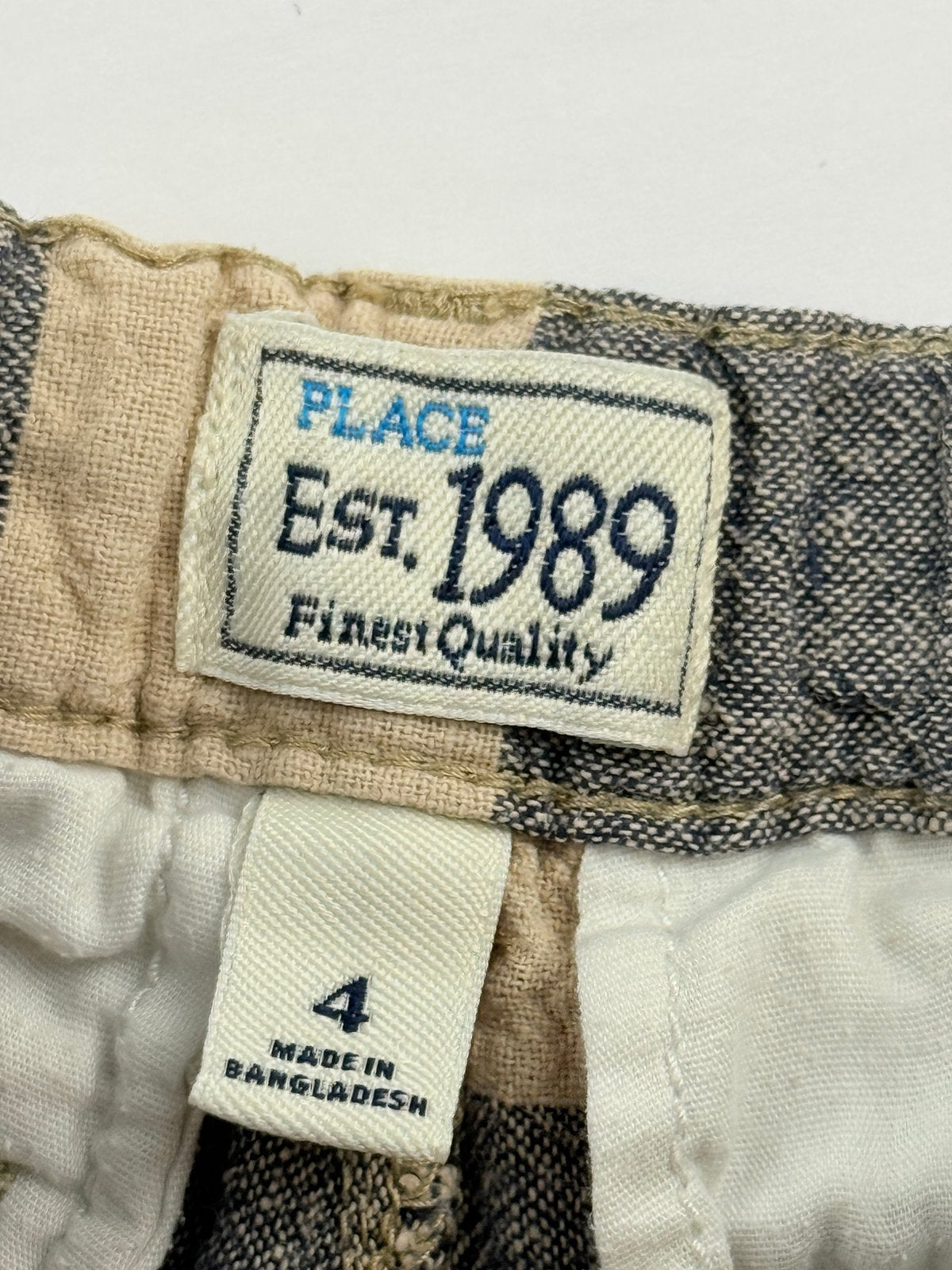 Place Est. 1989 Striped Shorts Size 4