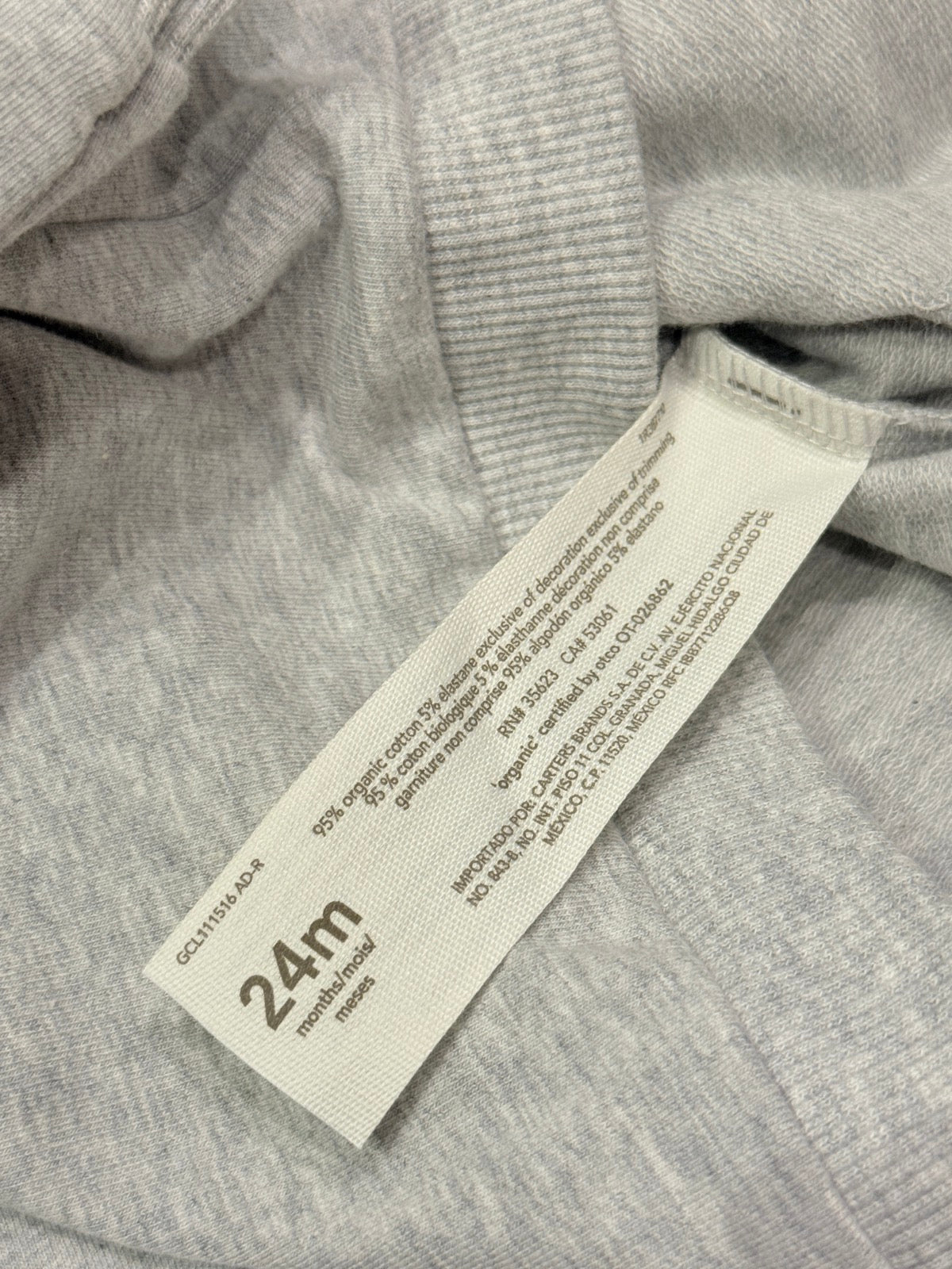 Little Planet by Carter's Gray Tracksuit Set 24M