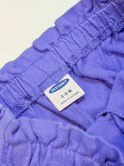 Old Navy Purple Bubble Shorts 3-6M