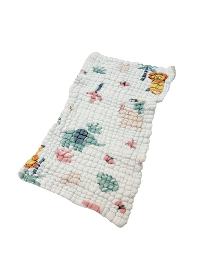 Maliton Cotton Animal Print Baby Burp Cloth