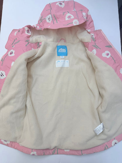 Jan & Jul Floral Pink Rain Jacket 5T