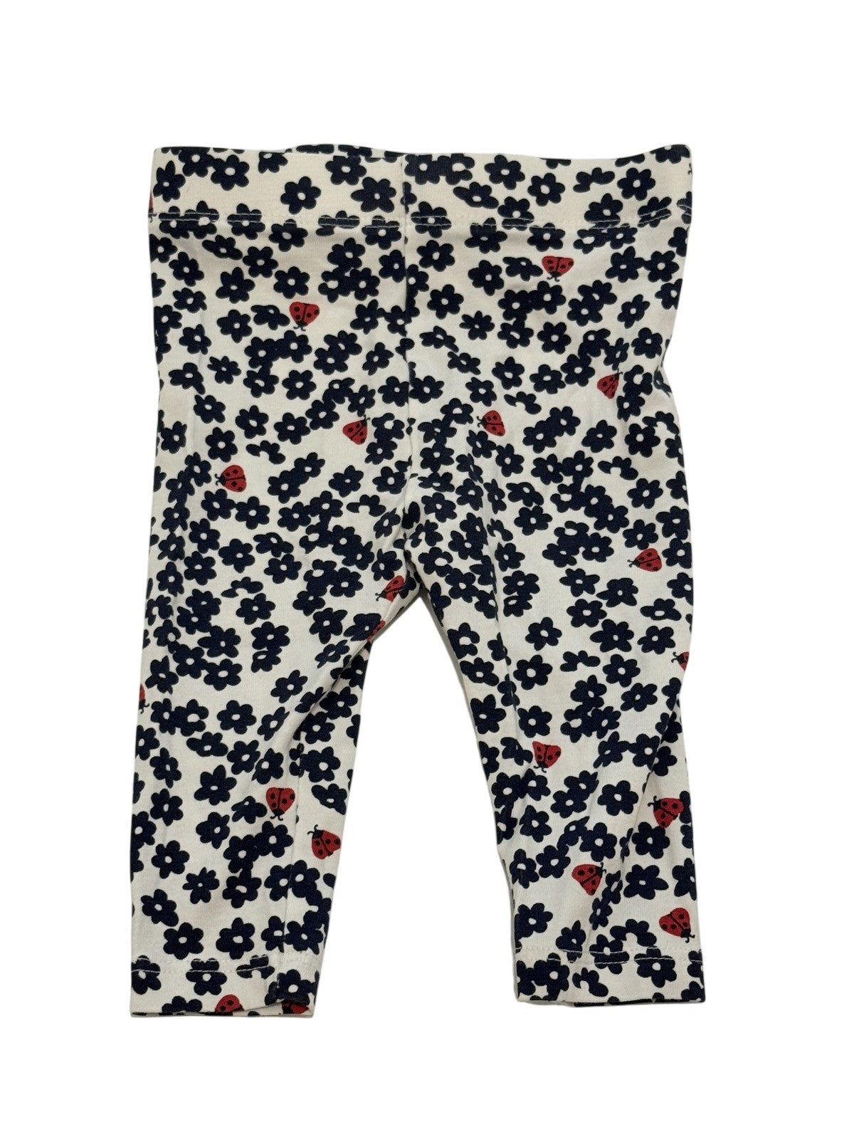 Joe Fresh Floral Ladybug Leggings 3-6M