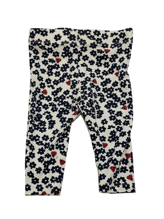 Joe Fresh Floral Ladybug Leggings 3-6M