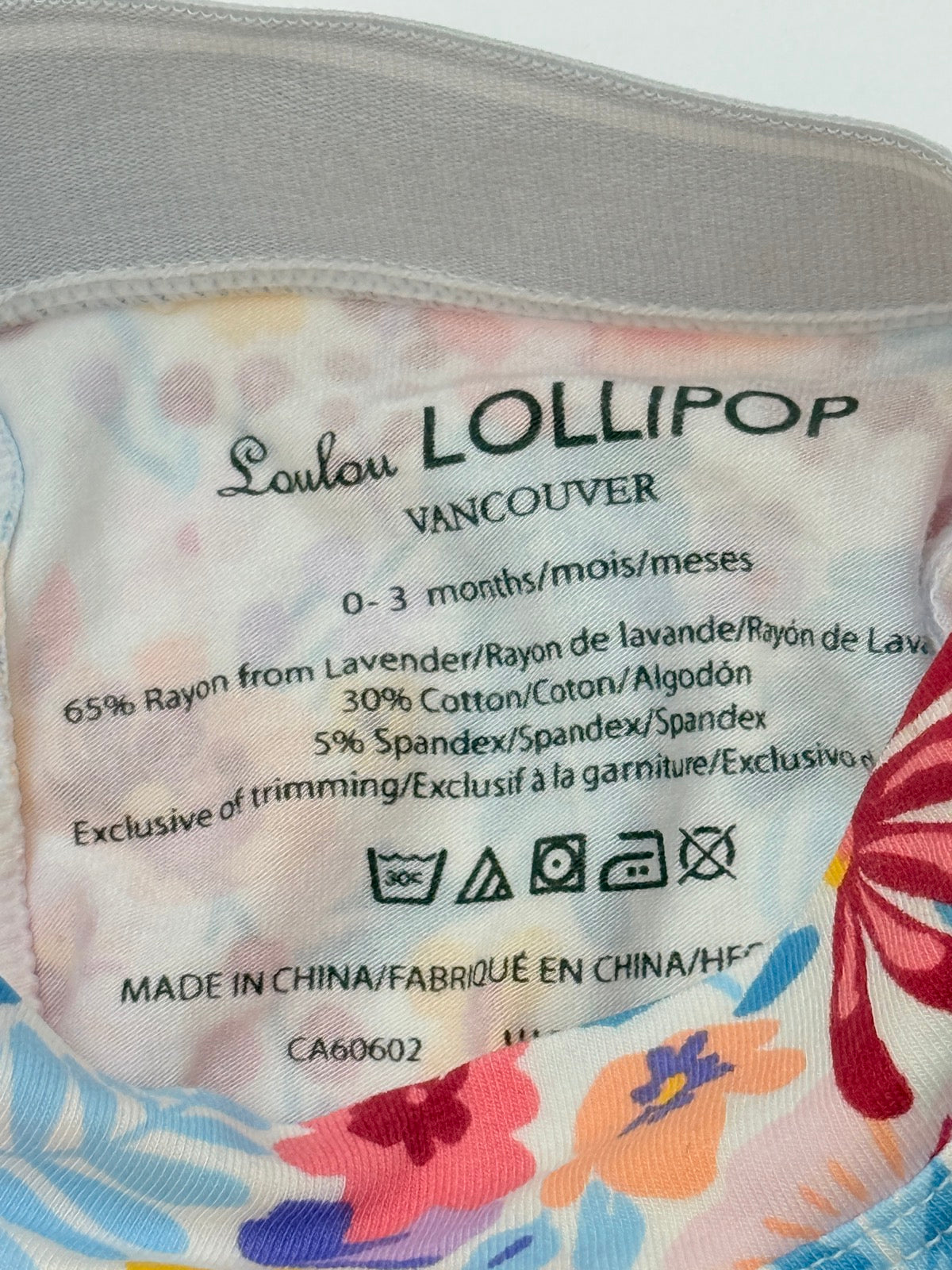 Loulou Lollipop Floral Leggings 0-3M