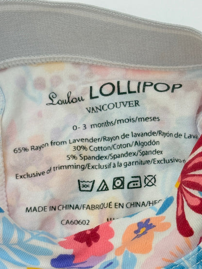 Loulou Lollipop Floral Leggings 0-3M