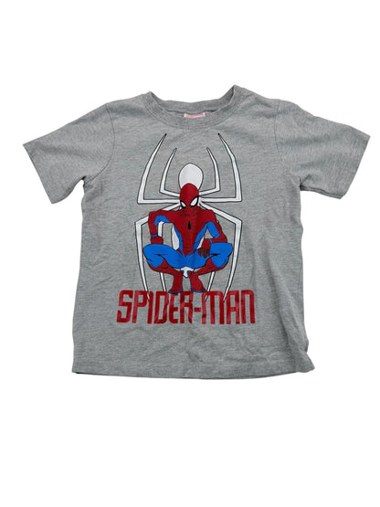 Marvel Spider-Man Gray Graphic T-Shirt Size 6