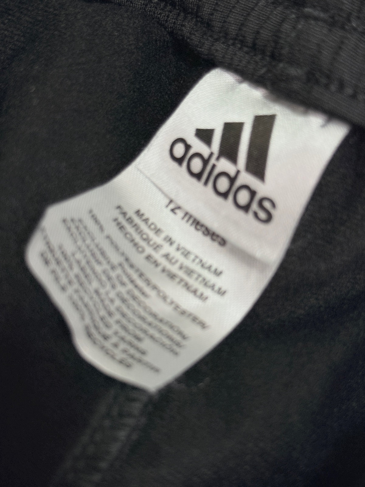 Adidas Black Tracksuit Set 12M