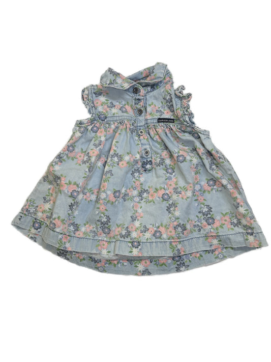 Calvin Klein Jeans Floral Denim Dress 18M