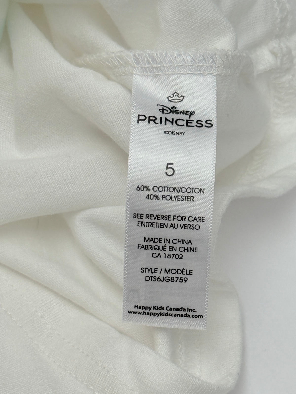 Disney Princess Ariel T-Shirt Size 5