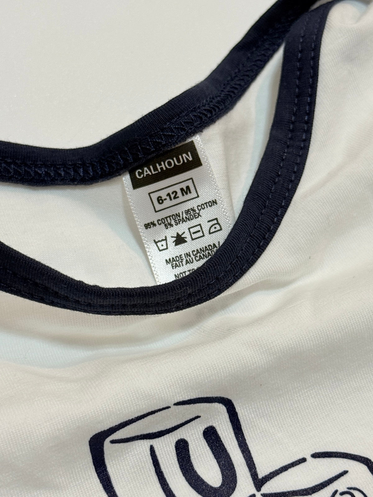 Calhoun UBC CIC Baby Scientist White Tee 6-12M