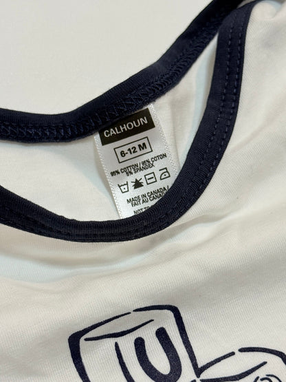 Calhoun UBC CIC Baby Scientist White Tee 6-12M