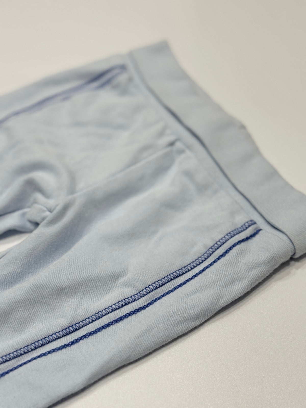 Me Too Blue Joggers with Fox Pocket 3-6M