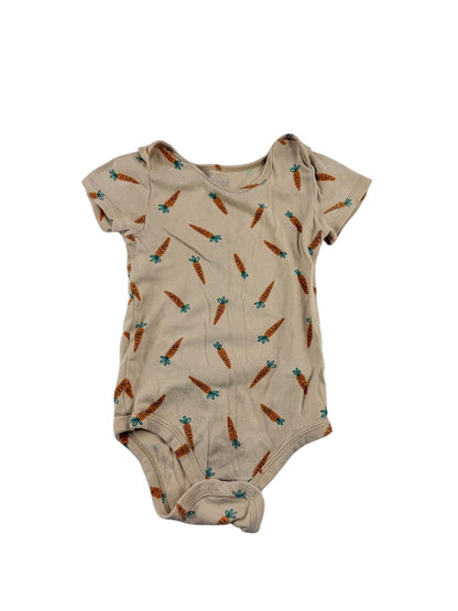 Joe Fresh Carrot Print Bodysuit 12-18M