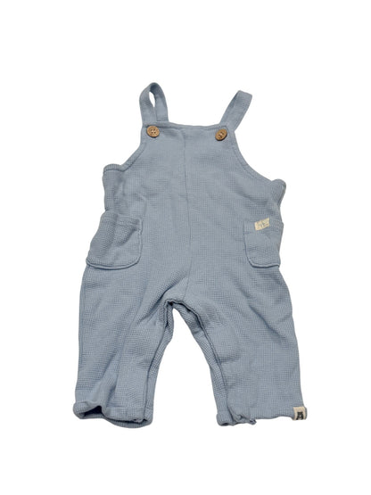 Rabbit + Bear Organic Waffle Knit Overalls 3-6M