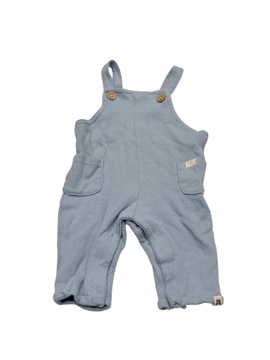 Rabbit + Bear Organic Waffle Knit Overalls 3-6M